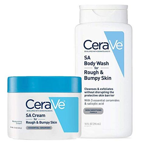 Rough And Bumpy Skin, Cerave Skincare, Rough Bumpy Skin, Dry Skin Care Routine, Bumpy Skin, Hydrating Shampoo, Volumizing Shampoo, Peeling Skin, Skin Cleanse