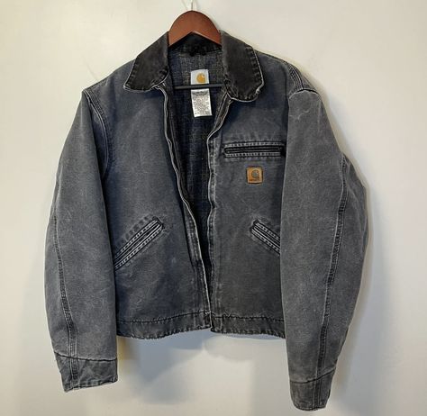 Vintage Carhartt j97 PTL | Grailed Grey Carhartt Jacket Outfit, Carhartt Jacket Men, Jean Jacket Outfits Men, Carhartt Jacket Outfit, Best Hobbies For Men, Grey Jean Jacket, Carhartt Detroit Jacket, Detroit Jacket, Carhartt Detroit