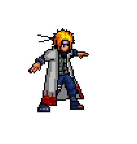 Naruto 4 Tails Mode, Naruto 4 Tails, Minato Art, Gif Pixel Art Animation, Wallpaper Backgrounds Cute, Pixel Art Animation, Backgrounds Cute, Pretty Gif, Anime Pixel