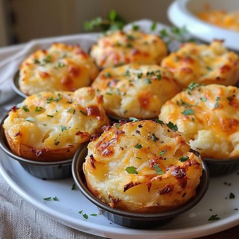 Mashed Potato Puffs Recipe, Mashed Potato Puffs, Cheese Puffs Recipe, Classic Mashed Potatoes, Cottagecore Recipes, Best Freeze Dried Food, Potato Puffs, Potato Bar, Cheesy Mashed Potatoes