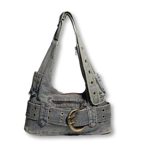 PRICES MAY VARY. Stylish Design: Our Fashion Ladies Denim Crossbody Bag is a great addition to your everyday style. The denim material and cowboy design make it a trendy and unique option. Spacious Capacity: This bag is spacious, this bag offers ample space to store your essentials. It's ideal for daily commutes, shopping trips, and more. Comfortable Wear: The comfortable shoulder strap is adjustable to fit your body type. Whether worn as a crossbody or shoulder bag, it provides all-day comfort Denim Crossbody Bag, Cowboy Design, Denim Crossbody, Ladies Denim, Over The Shoulder Bags, Cowboy Outfits, Blue Handbags, Trendy Tote Bags, Denim Tote Bags