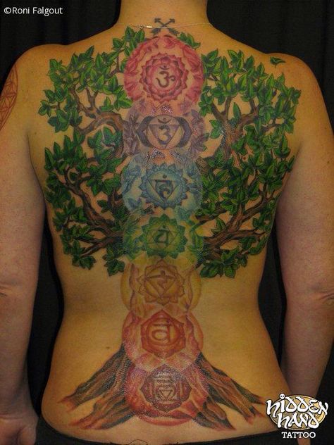 Beautiful Seven Chakra With Tree Tattoo. Crown, Third Eye, Throat, Heart, Solar Plexus, Sacral, and Root. Disney Tree Of Life, Palm Tree Tattoo Ankle, Disney Tree, Breastfeeding Tattoo, Bonsai Tree Tattoos, Backpiece Tattoo, Seattle Tattoo, Chakra Tree, Chakra Tattoo