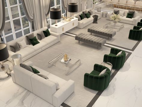 Sofa Design Luxury, White Sofa Living Room, Dubai Villa, Dining Room Design Luxury, Luxury Living Room Decor, Corner Sofa Design, Latest Living Room Designs, Living Room Furniture Layout, Modern Sofa Designs