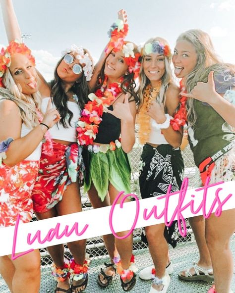 39 Hawaiian Party Outfit Ideas - ljanestyle Hawaiian Themed Outfits, Luau Party Outfit, Hawaiian Party Outfit, Party Outfit Night Club, Xmas Party Outfits, Luau Outfits, Luau Dress, Party Outfit College, Hawaiian Party Theme