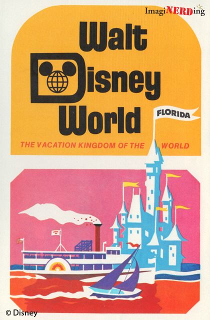 Vintage Disney World Posters, Vintage Disney World, Disney Graphic Design, Vintage Disney Posters, Disney 50th Anniversary, Disney Bedrooms, Disney Cast, Retro Disney, Disney Traditions