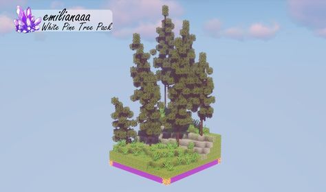 Minecraft Pine Tree, Tree Design Minecraft, World Painter, Minecraft Tree, White Pines, White Oak Tree, White Pine Tree, Minecraft Map, Spruce Tree