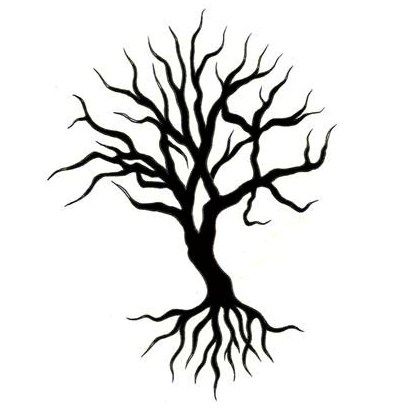 Tree Of Life Tattoo Designs | Black Tree Tattoo Design - TattooWoo.com Xxxtentaci̇on Tree Tattoo, Leafless Tree Drawing, White Tree Tattoo, Leafless Tree Tattoo, Tree Tattoo Designs Men, Life Tree Tattoo, Tattoo Trees, Trees Pictures, Trees Tattoo