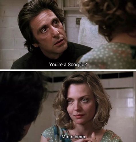 Frankie and Johnny (1991) Frankie And Johnny 1991, Zodiac Things, Frankie And Johnny, Favorite Movie Quotes, Michelle Pfeiffer, Frank Zappa, Al Pacino, Mood Swings, Silly Me