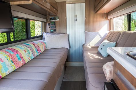 Winnebago Travato 59k urban interior Boler Camper, Winnebago Travato, Trailer Frame, Live In A Van, Rv Dreams, Airstream Trailer, Class B Rv, Rv Homes, Camping Van