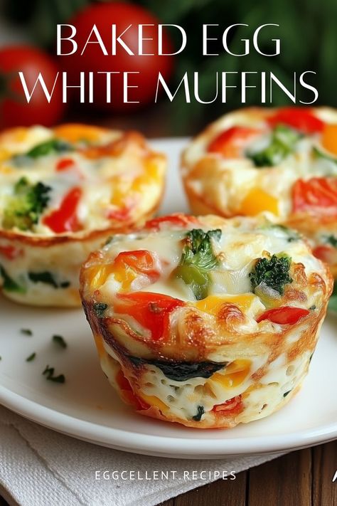 If you’re looking for a healthy, protein-packed breakfast that’s both delicious and easy to make, Baked Egg White Muffins are the perfect option. #Egg White Muffins breakfast #Egg White Muffins healthy #egg white muffins with cottage cheese #egg white muffins starbucks #egg white muffins recipe #egg white muffins breakfast healthy #egg white muffins high protein #high protein egg white muffins with turkey bacon #skinnytaste high protein egg white muffins Muffins Breakfast Healthy, Muffins With Cottage Cheese, Egg White Muffins, Egg Breakfast Recipes Easy, Protein Egg, Cottage Cheese Breakfast, Breakfast Recipes Easy Quick, Healthy Egg Breakfast, Healthy Brunch Recipes