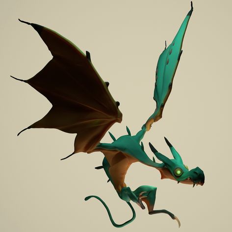 Stylized Dragon, Moose Art, Art Design, Art