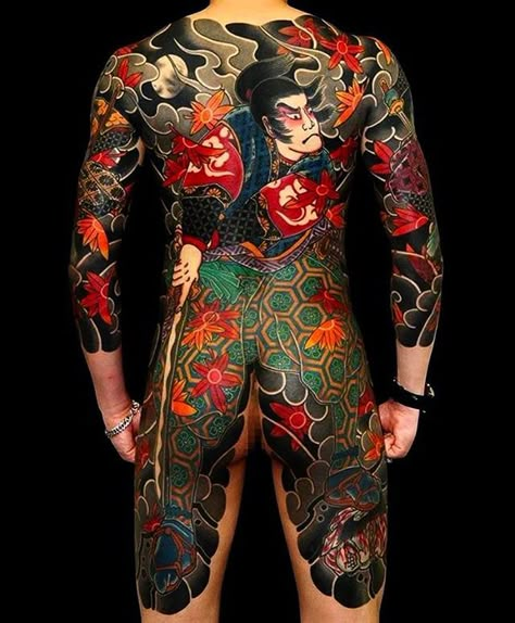 Japanese Bodysuit Tattoo, Traditional Japanese Tattoo Designs, Traditional Japanese Tattoo, Torso Tattoos, Yakuza Tattoo, Japanese Dragon Tattoos, Famous Tattoos, Traditional Japanese Tattoos, Body Suit Tattoo