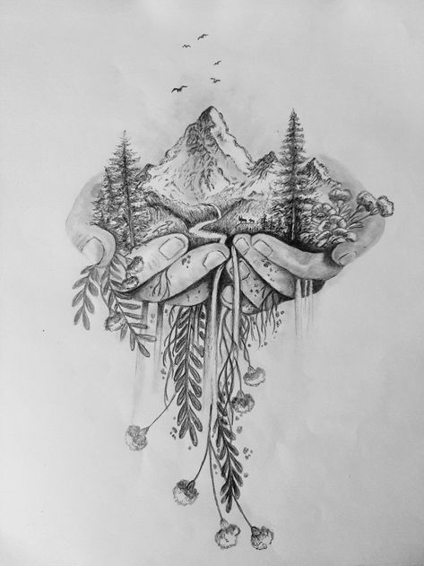 Climbing Tattoo, Scenic Tattoo, Waterfall Tattoo, Wilderness Tattoo, Scenery Tattoo, Camping Zone, Camping Tattoo, Lower Leg Tattoos, Free Stencils Printables