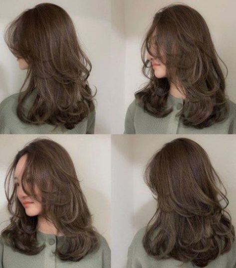 18. Medium-Length Wispy Layers. If you want to rock a full and bouncy style but with an airy touch, ask for wispy layers across the mid-length while keeping them rather chunky around the ends. Wispy Layers, Butterfly Haircut, Please Love Me, Midlength Haircuts, Butterfly Hair, Rock A, Medium Length, Hair Inspo, Mid Length