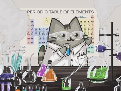 Pharmacy Art, Chemistry Art, Science Icons, Physical Geography, Medical Laboratory Science, Chemistry Notes, Chemistry Labs, Pusheen Cat, Animation Art Sketches