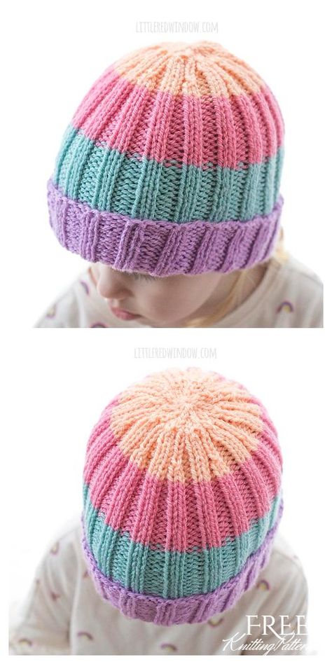 Free Knitting Baby Hat Patterns, Toddlers Hat Knitting Patterns Free, Childs Beanie Pattern Free Knitting, Free Toddler Hat Knitting Patterns, Toddler Hat Patterns Free, Toddler Hat Knitting Pattern Free, Knitted Childrens Hats Free Pattern, Childrens Hats Free Patterns, Baby Knitted Hats