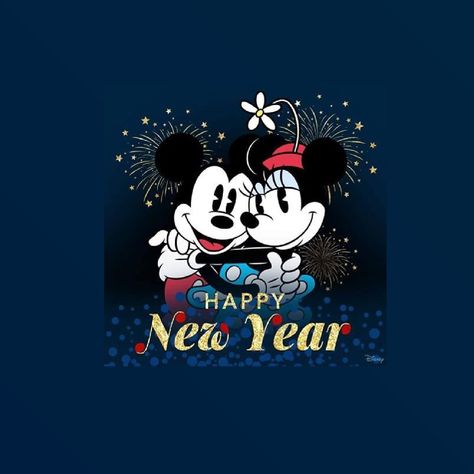 Disney New Year Wallpaper, Happy New Year 2024 Disney, Disney New Years, Mickey And Minnie New Years, Disney Happy New Year, Disney Fireworks Wallpaper, Disney New Year, Happy Wednesday Quotes, Happy New Year Quotes