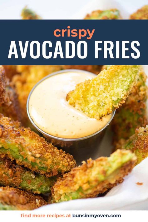 Ready in just 10 minutes! These crispy fried avocado wedges are the ULTIMATE way to get that avocado in your diet. Fried Avocado Fries, Avocado Wedges, Crispy Avocado, Fried Avocado, Sweet Potato Recipes Roasted, Party Snacks Easy, Avocado Fries, Keto Foods, Avocado Recipes