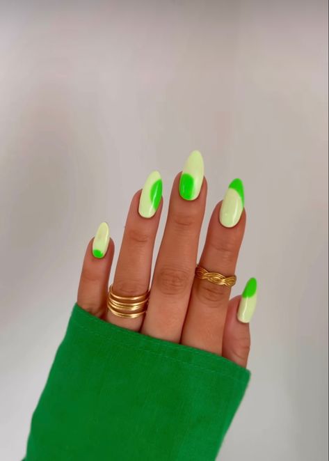 Nails Neon Green, Cute Art Ideas, Neon Summer Nails, Summer Nails Bright, Summer Nails 2023, Neon Summer, Nails Neon, Nails Bright, Neon Nail Designs