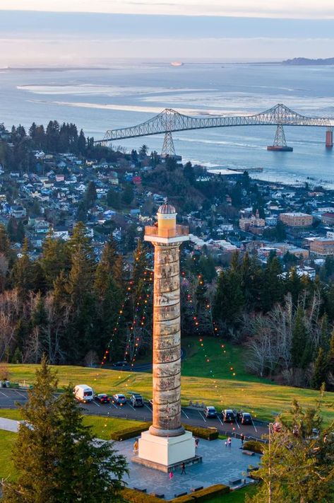 Life on the Oregon Coast | Happy Holidays from Astoria Oregon | Facebook Oregon Aesthetic, Astoria Oregon, Greatest Adventure, Oregon Coast, City View, Portland Oregon, Pacific Northwest, East Coast, Happy Holidays