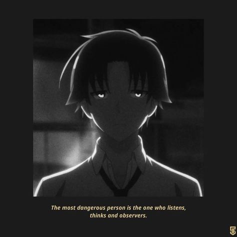 ANIME QUOTES on Instagram: "The most dangerous person is the one who listens, thinks and observers." Dangerous Anime, Dangerous Person, Dangerous Quotes, Quotes On Instagram, Anime Quotes, The One, Darth Vader, Batman, Quotes