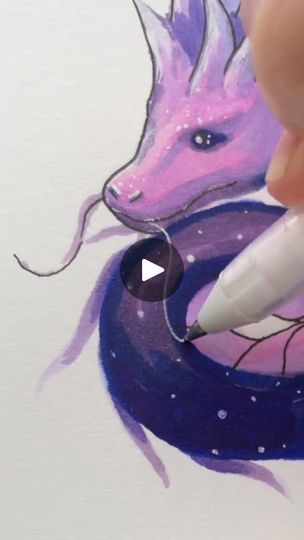 How To Draw Mythical Creatures Easy, How To Paint A Dragon, Drawing Dragons Sketches, How To Draw A Dragon, Mythical Creature Drawing, How To Draw Dragons, Cherry Blossom Dragon, Dragons Drawing, Mythical Creatures Drawings