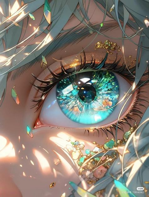 Blue Eyes Drawing Anime, Turquoise Eyes Anime, Turquoise Blue Eyes, Fantasy Blue Eyes, Anime Eyes Green, Eye Hole, Turquoise Eyes, Eyes Artwork, Best Nature