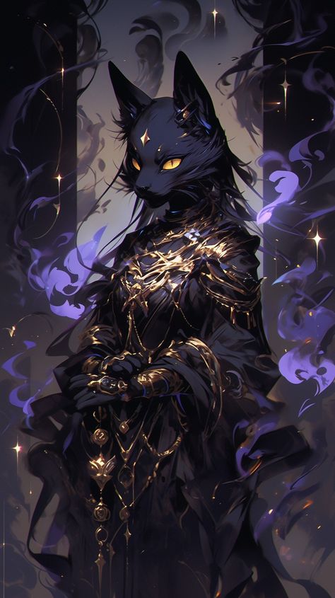 Black Cat Tabaxi, Black Tabaxi Female, Black Tabaxi, Tabaxi Female, Beast And Beauty, Wild Beyond The Witchlight, Beyond The Witchlight, Npc Ideas, Moon Dance