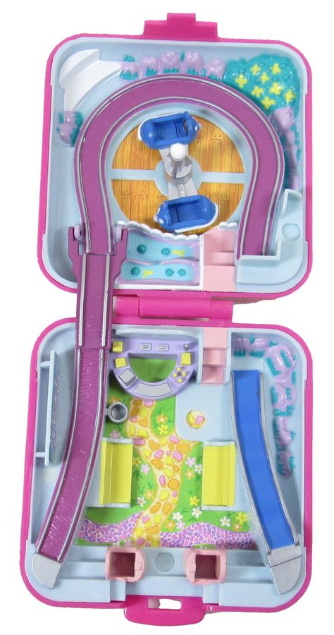 1989 Polly Pocket Polly at PollyWorld / Polly's Fun Fair Polly Pocket World, Polly Pockets, Fun Fair, 90s Childhood, Disney Pixar Cars, Pixar Cars, Polly Pocket, Vintage Toys, Disney Pixar