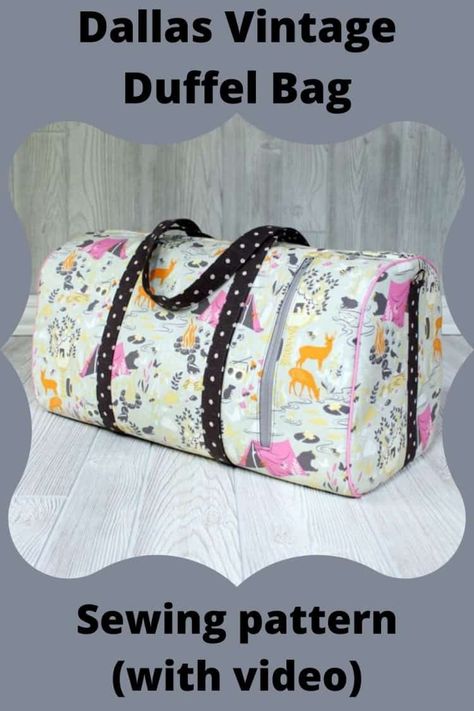 Duffel Bag Pattern, Duffle Bag Patterns, Ruffles Bag, Sew A Bag, Bag Sewing Patterns, Purse Sewing, Sew Sweetness, Purse Sewing Patterns, Sew Bags