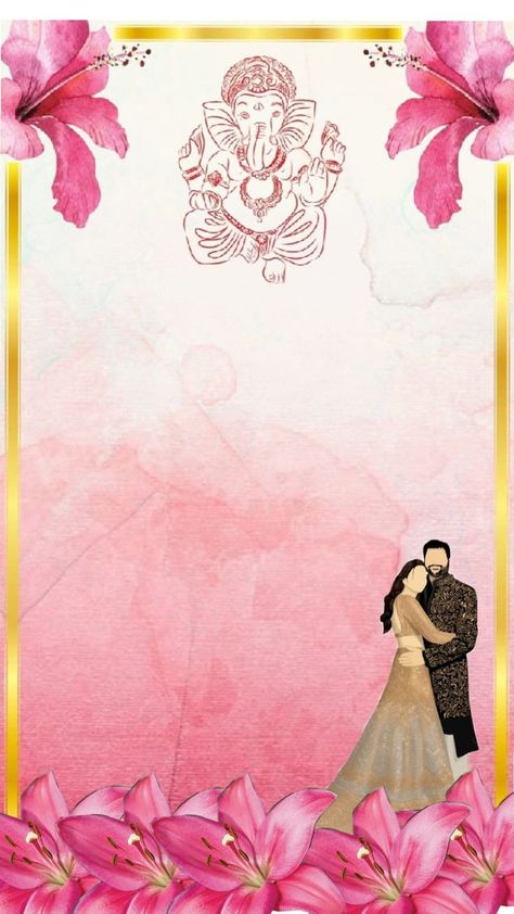 Wedding Background Design Frames, Wading Cards, Indian Wedding Invitation Templates Blank, Hindu Wedding Invitation Templates, Hindu Wedding Invitation Cards Indian Style, Hindu Wedding Invitation Background, Hindu Wedding Invitation Card Design, South Indian Wedding Invitation, Engagement Invitation Design