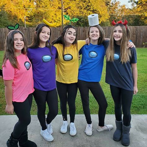 Us Halloween Costume, Fruit Birthday Party, Easy Halloween Party, Happy 7th Birthday, Funny Gamer, Halloween Costumes Friends, Family Shirts Matching, 17th Birthday, Family Costumes