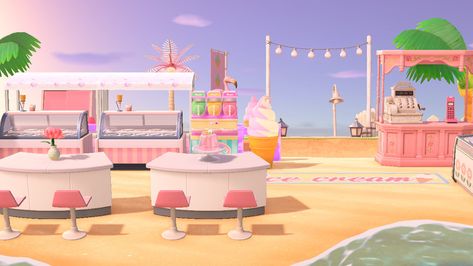 Animal Crossing Ice Cream Parlour Ice Cream Parlour, Animal Crossing, Ice Cream, Disney Characters, Cream, Animals, Quick Saves