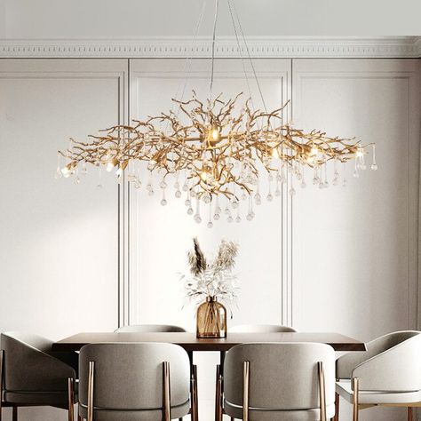 Cristal Chandeliers, Brass Bedroom, Chandelier Linear, Rustic Foyer, Living Room Lighting Design, Lamp For Kitchen, Copper Light Fixture, Chandeliers Modern, Lamps For Kitchen