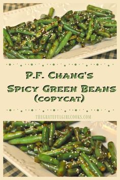 May 11, 2020 - This Pin was discovered by Linda Sheryl Robinson. Discover (and save!) your own Pins on Pinterest. Spicy Green Beans, Restaurant Copycat, Pinterest Garden, Asian Sauce, Fresh Recipes, Fresh Green Beans, Green Bean Recipes, Veggie Side Dishes, Copycat Recipe