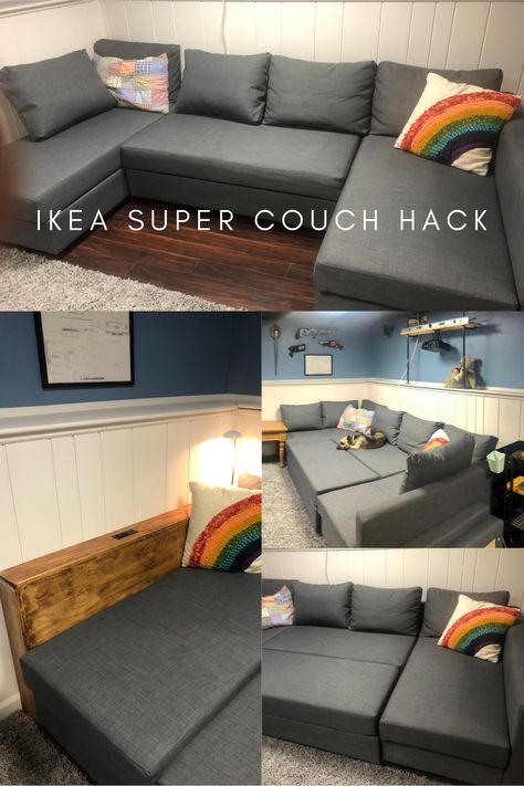 Friheten Sofa, Ikea Friheten, Ikea Sectional, Sofa Ikea, Diy Sofa Bed, Modular Sofa Bed, Ikea Couch, Modular Couch, Ikea Bed