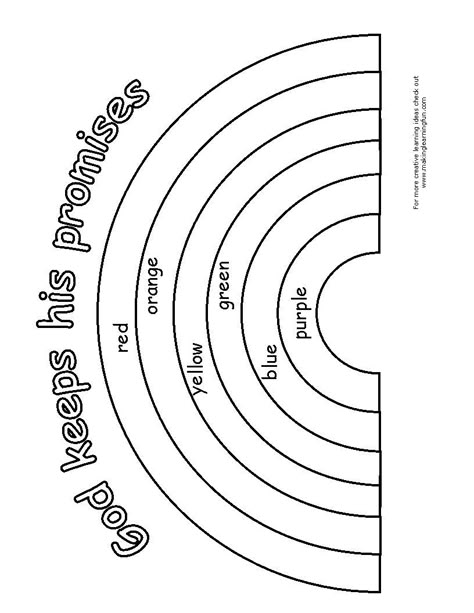 Rainbow Template, Toddler Sunday School, Sunday School Kids, Bible School Crafts, Sunday School Teacher, Bible Crafts For Kids, Sunday School Activities, Church Crafts, Rainbow Crafts