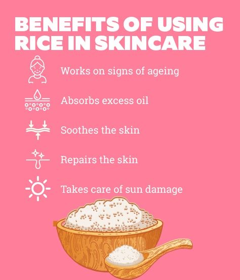 Benefits of using a rice flour face pack Recipes For Healthy Skin, Benefits Of Rice, Rice Mask, Best Rice, Lotion For Oily Skin, Beauty Ingredients, Natural Face Skin Care, Rice Powder, Face Pack