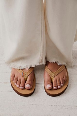 Rainbow Narrow Strap Flip Flops | Free People Women’s Flip Flops, Flip Flops Aesthetic, Rainbow Slippers, Rainbow Flip Flops, Cute Flip Flops, Summer Wishlist, Brown Flip Flops, Summer Shopping, Rainbow Sandals