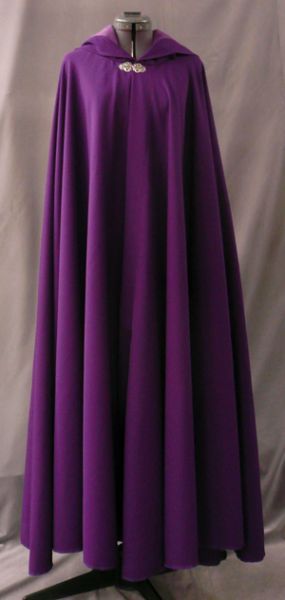 full circle cloak Purple Cloak Aesthetic, Wizard Cape, Purple Cloak, Story Clothes, Theatrical Costumes, Purple Cape, Pretty Quinceanera Dresses, Adventure Outfit, Medieval Dress