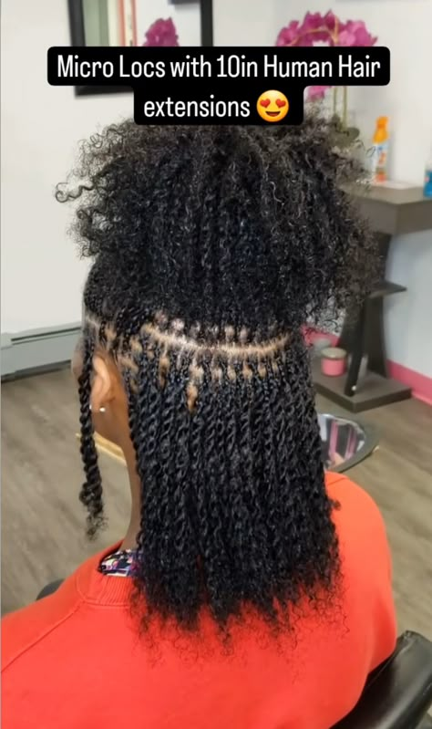 Micro Locs Extensions, Microlocs Diy, Asia Hairstyle, Locs Styling, Locs Extensions, Twist Locs, Micro Braids Hairstyles, Natural Hair Haircuts, Twists Hairstyles