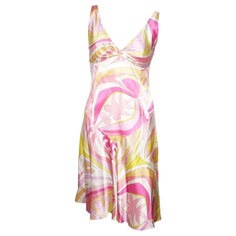 Silk mid-length dress Emilio Pucci Emilio Pucci Runway, Pucci Dress, 90s Runway Fashion, 2000s Clothes, Mid Length Dresses, Shopping Spree, 2000s Fashion, Emilio Pucci, 70s Fashion