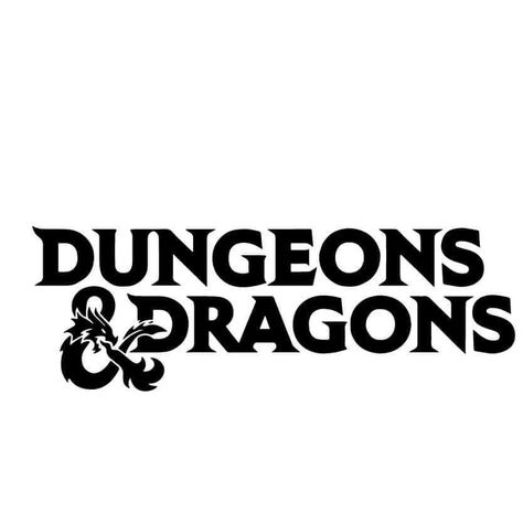 Dnd Font, Dungeons And Dragons Poster, Dungeon Master Art, Dnd Logo, Dungeons And Dragons Logo, Dungeons And Dragons Svg, Dnd Svg, Gm Screen, Dragon Icon