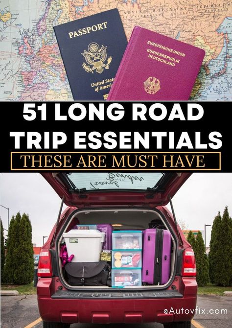 Only the most important road trip essentials you must pack, for an easier road trip with kids, as a family, single, or with friends. What to bring on a family road trip from safety, to car essentials, activities, and more. Road trip hacks to make those long car rides bearable. Summer road trip essentials | Family road trip essentials packing lists | Family road trip packing list Road Trip Must Haves For Adults, Family Road Trip Packing List, Road Trip Preparation, Packing List Kids, Road Trip Necessities, Trip Essentials Packing Lists, Road Trip Accessories, Summer Road Trip Essentials, Trip Hacks