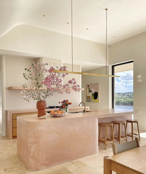 Sala Grande, Apartment Decor Inspiration, Dream House Interior, Pink Marble, Minimalist Kitchen, Dream House Decor, House Inspo, Dream Home Design, 인테리어 디자인