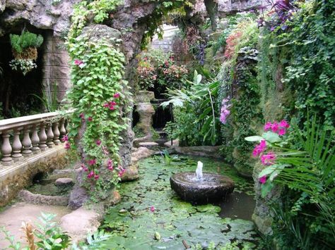 J Harris 2 - Wow! beautiful grotto! Greenhouse Terrace, Grotto Garden, Garden Grotto, John Harris, Tattoo Plant, Lost Garden, Victorian Garden, Garden Water, Magical Garden