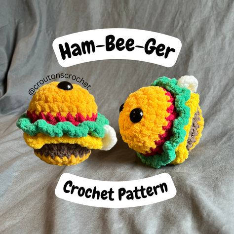 Kawaii Food Crochet, Cool Crochet Patterns Blanket, Quick Easy Amigurumi Crochet Projects, Crochet Idea Free Pattern, Crochet Animal Crossing Pattern, Mario Mushroom Crochet Pattern, Yellow Crochet Patterns, M&m Crochet Pattern, 5mm Crochet Hook Patterns Free