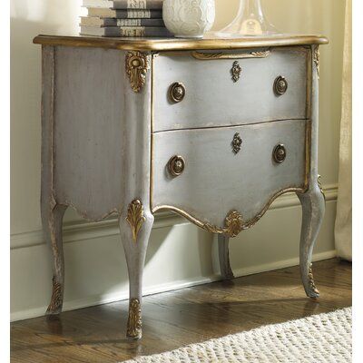 Living Room Chest, 2 Drawer Dresser, Hooker Furniture Living Room, Chest Furniture, French Country Bedrooms, Country Furniture, Wood Nightstand, Hooker Furniture, Steel Furniture