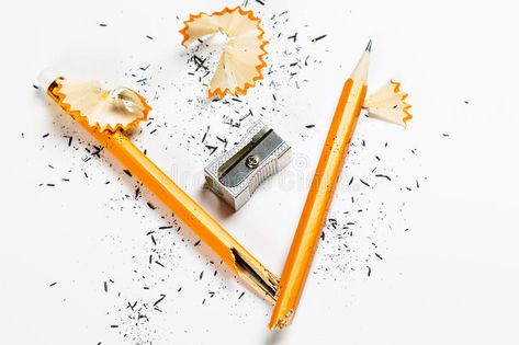 Broken pencil with metal sharpener and shavings. stock photos White Background Horizontal, Broken Pencil, Background Horizontal, Sharp Pencils, Pencil Shavings, Illustration Fashion, Mechanical Pencils, Fashion Designers, Design Illustration