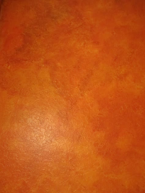 yellow and red make orange! Tuscan Orange Paint, Limewash Orange, Orange Wall Texture, Sheetrock Texture, Wall Colour Texture, Textured Paint Rollers, Sunset Mural, Faux Painting Walls, Orange Peel Walls